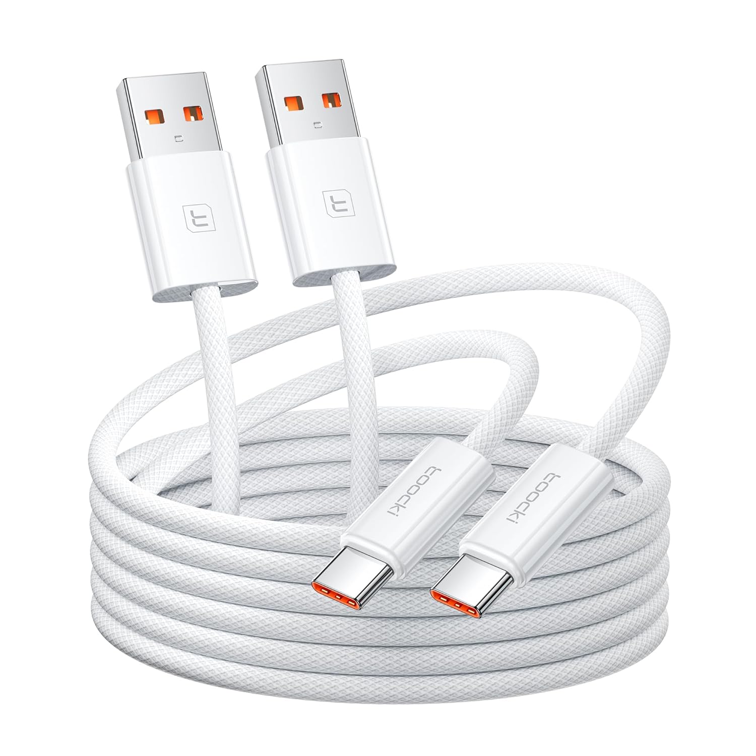 toocki kabel USB C, [2 sztuki 2 m]