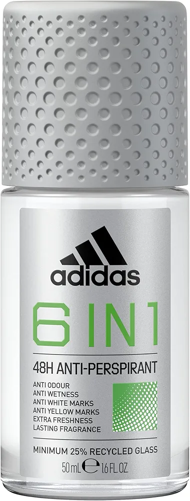 Adidas 6 in 1 antyperspirant w kulce dla mężczyzn, 50 ml