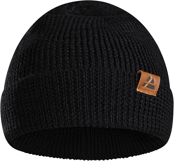 DANISH ENDURANCE Merino Wełniana Czapka Beanie, Czapka Gruba na Zimę