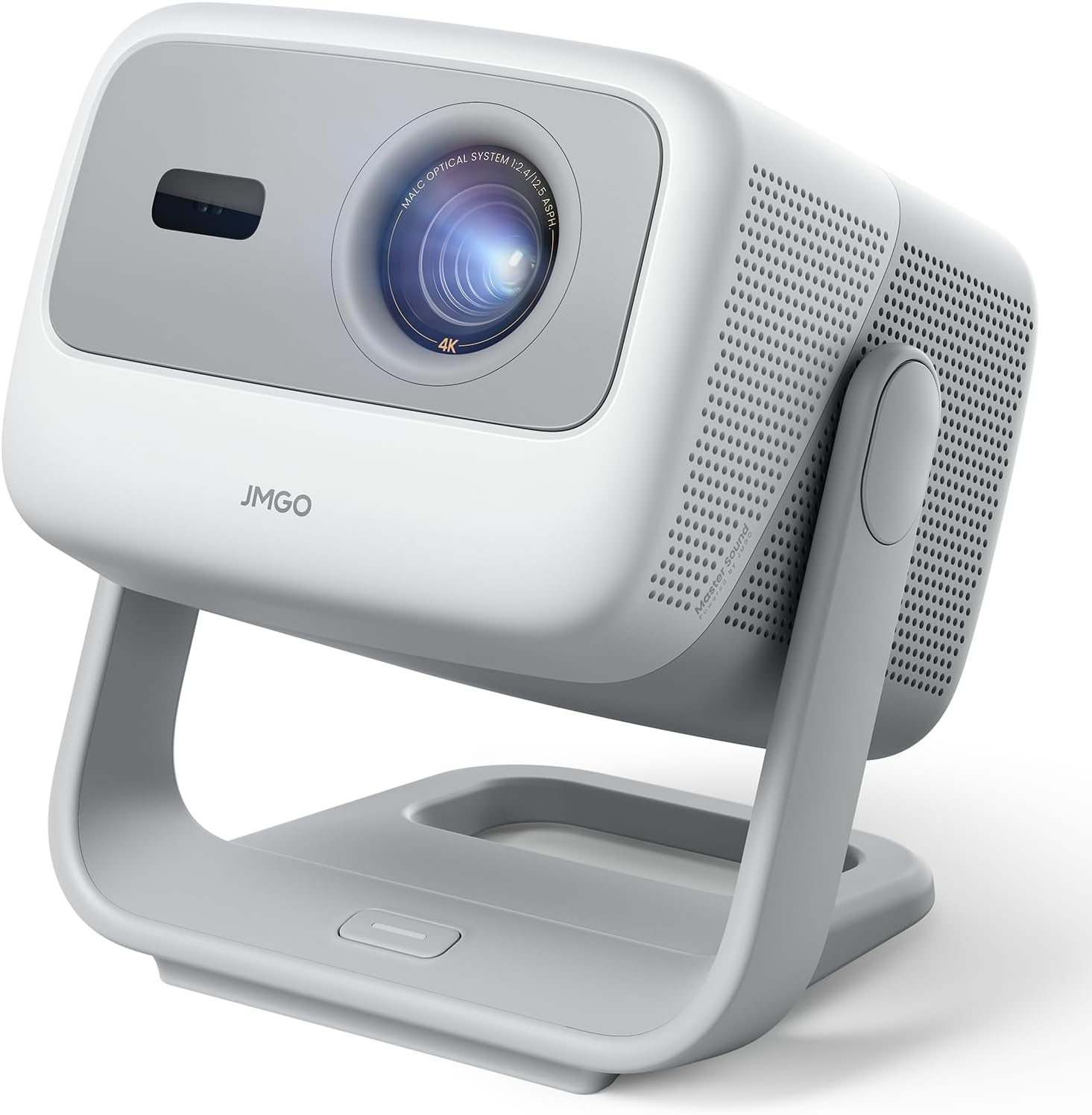 JMGO N1S 4K Mini Projektor, potrójny laser, 1100 lumenów ISO, szybki autofokus z gimbalem, Google TV, Netflix, 110% BT.2020, HDR10, 10W Dolby Audio, 3D Blu-ray, 200"