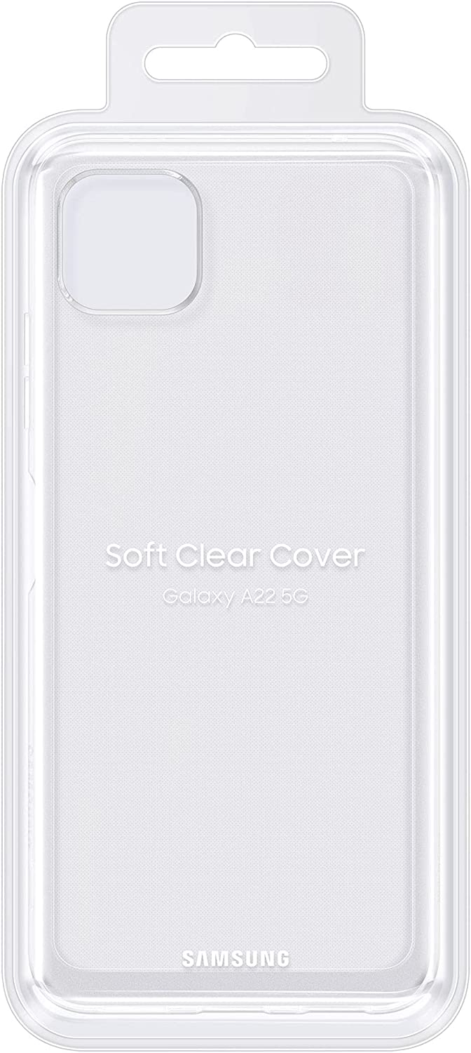 Samsung Soft Clear Cover - oryginalne etui do Samsung Galaxy A22 5G - bardzo cienkie i poręczne, przezroczyste