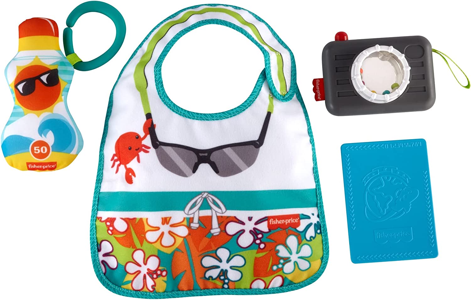 Fisher-Price - Mały Turysta, zabawki dla niemowląt, zestaw prezentowy - GKC50