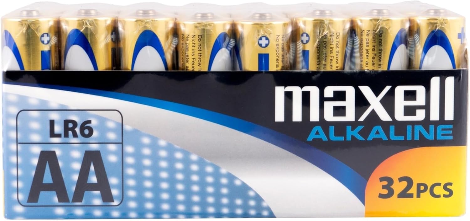 Maxell LR6 AA baterie alkaliczne opakowanie 32 szt. złote