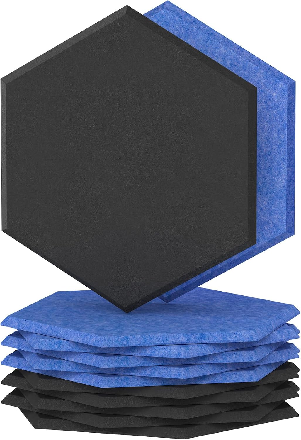 TONOR 12-pak Panele Akustyczne Samoprzylepne, 30×26×1 cm