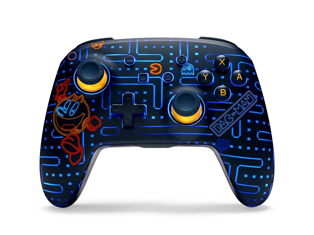 PowerA Enhanced Wireless kontroler do  Nintendo Switch with Lumectra - PAC-MAN NEON ARCADE