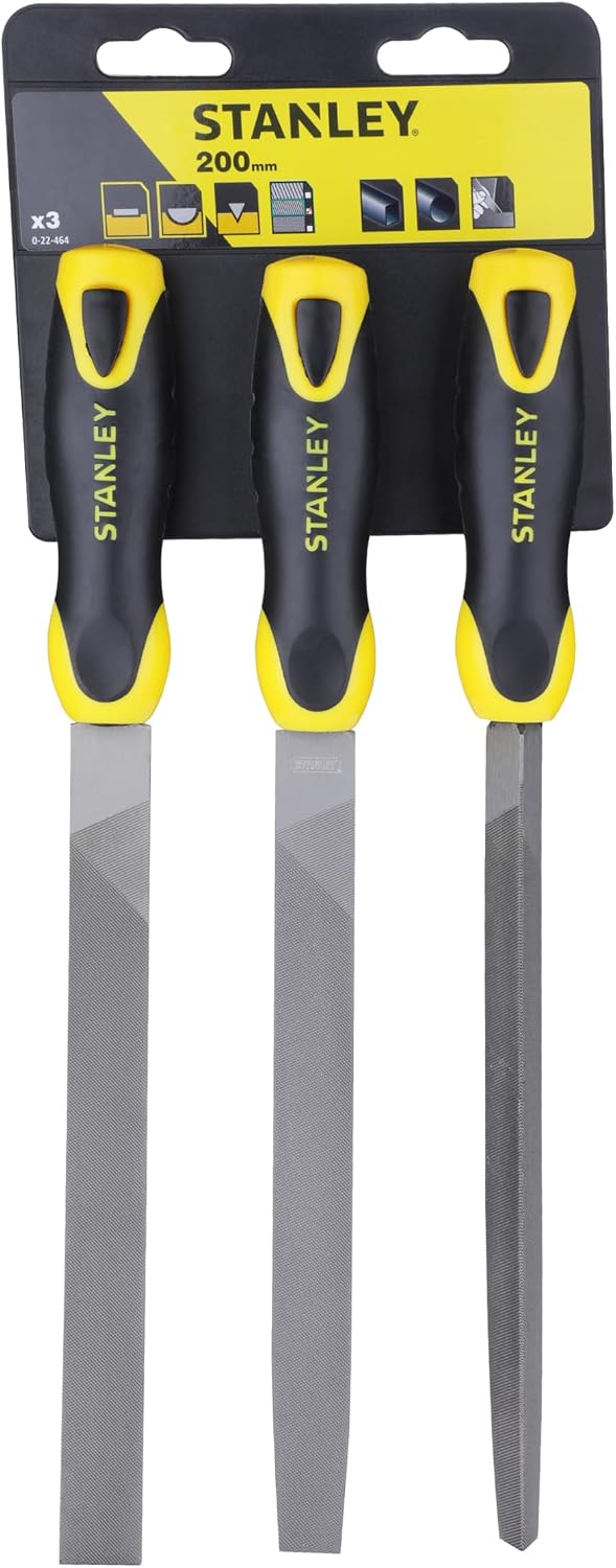 STANLEY Zestaw pilników równiaków - 3 sztuki 200 mm 0-22-464