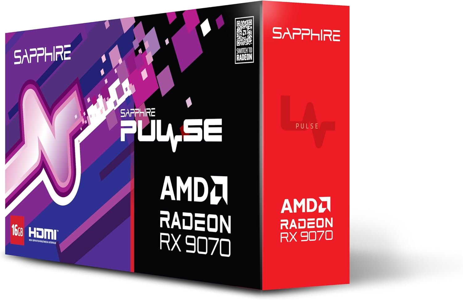 Karta graficzna Sapphire Pulse AMD Radeon RX 9070 16GB GDDR6 FSR 4