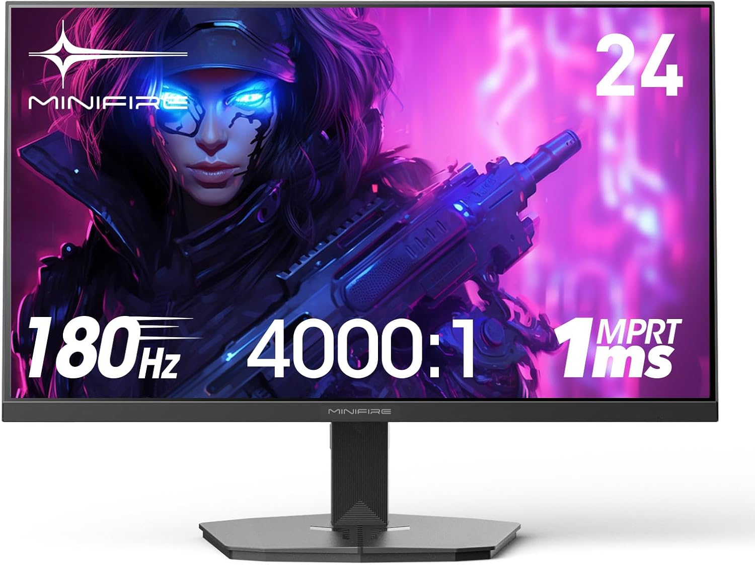 Monitor Gamingowy 24" Minifire MFG24F4 IPS 180Hz 1ms sRGB 110% HDMI DP