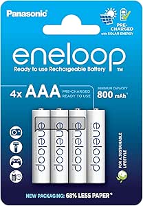 Panasonic eneloop  akumulatory, AAA/Micro, 4 sztuki 800 mAh