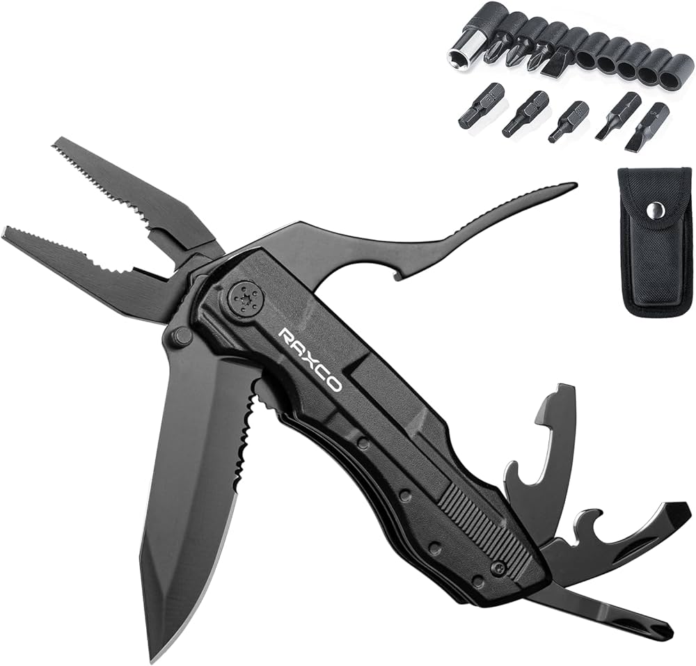 RAXCO Scyzoryk, narzędzie wielofunkcyjne 18 w 1 ze szczypcami