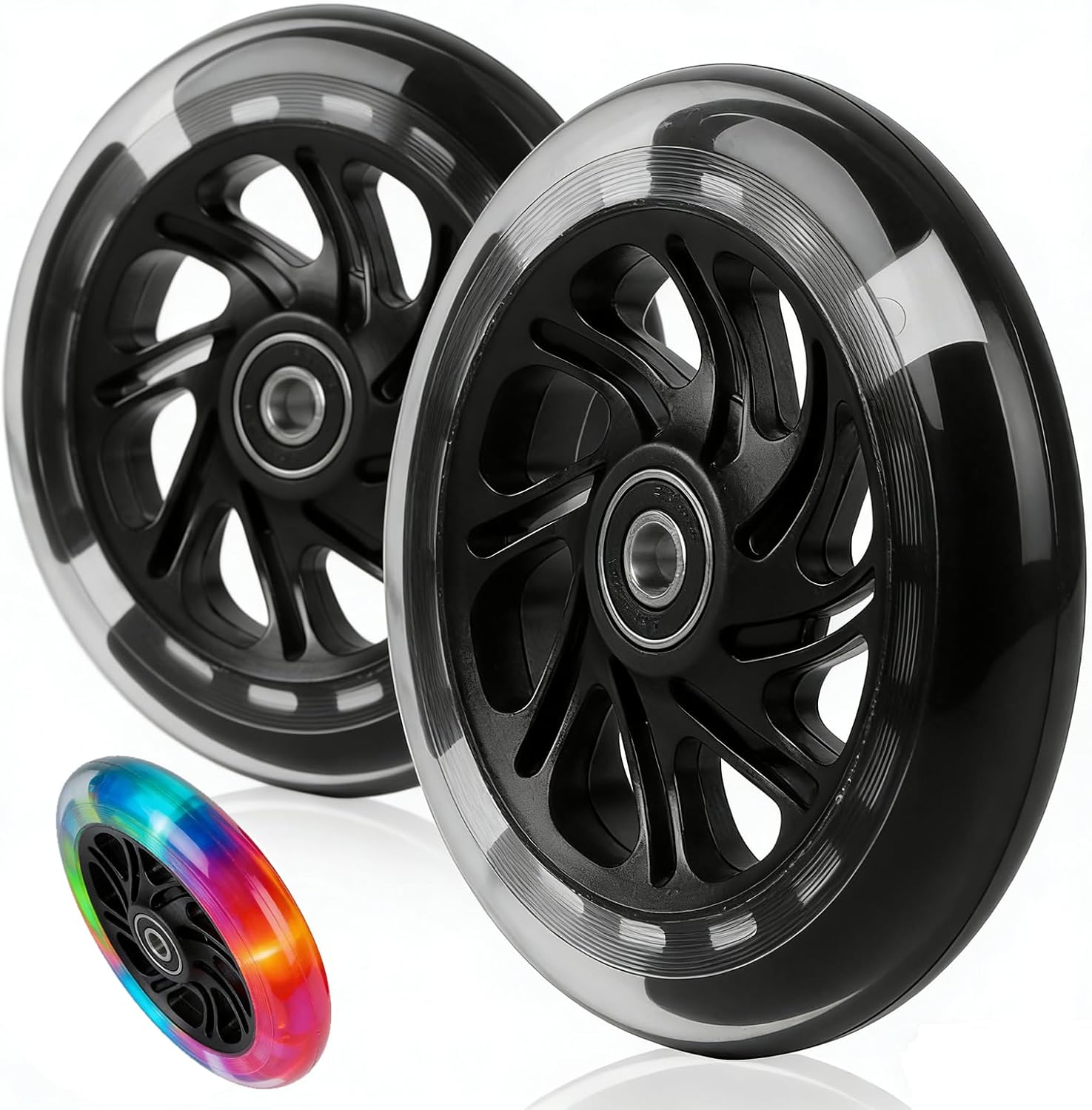 HENGBIRD 2 sztuki kół do hulajnogi o średnicy 12 cm