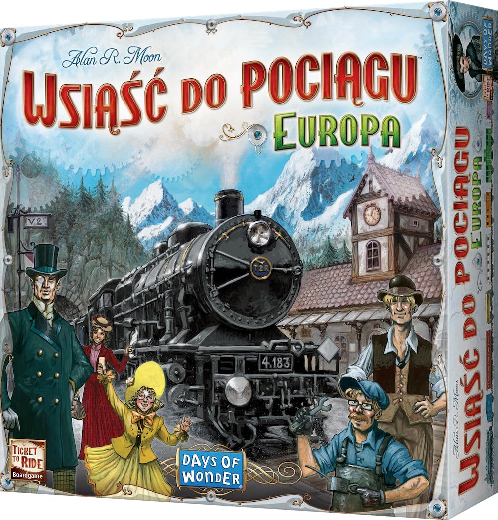 Gra planszowa Days of Wonder "Wsiąść Do Pociągu: Europa"