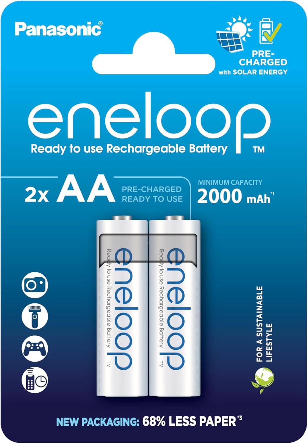 Akumulatorki Panasonic Eneloop Ready-to-Use Ni-MH 2000 mAh