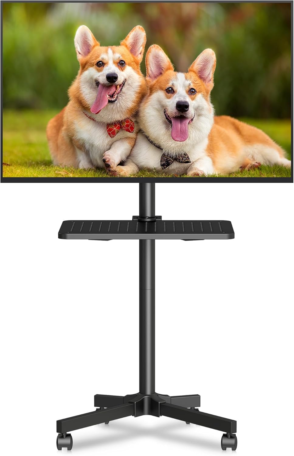 XINLEI Mobilny stojak na telewizor na kółkach do telewizorów 53.3-152.4 cm do 35 kg