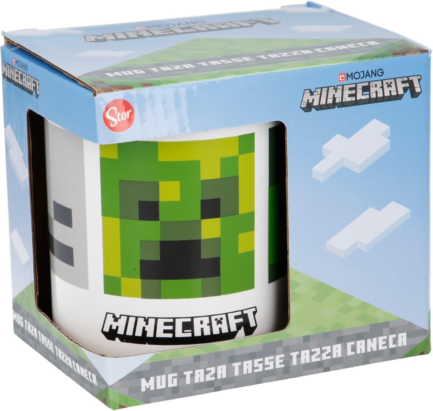 Kubek ceramiczny Minecraft, 325 ml w pudełku upominkowym