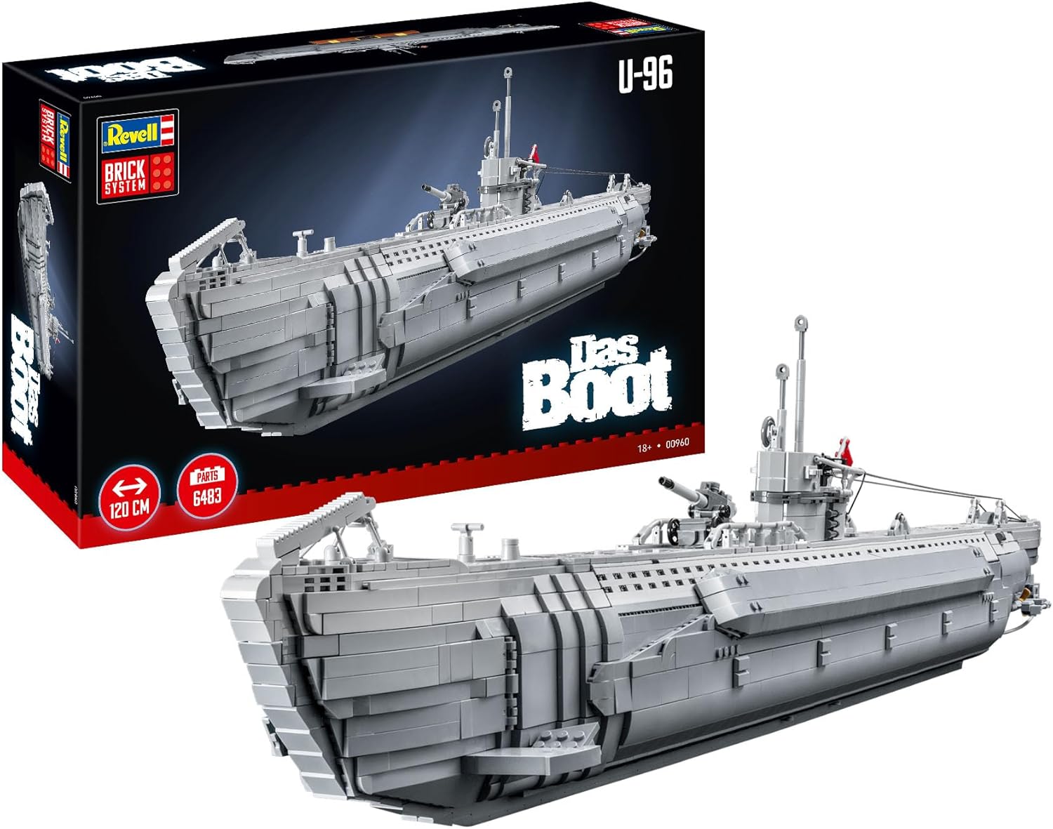 Zestaw klocków U-Boot od Revell z filmu Das Boot