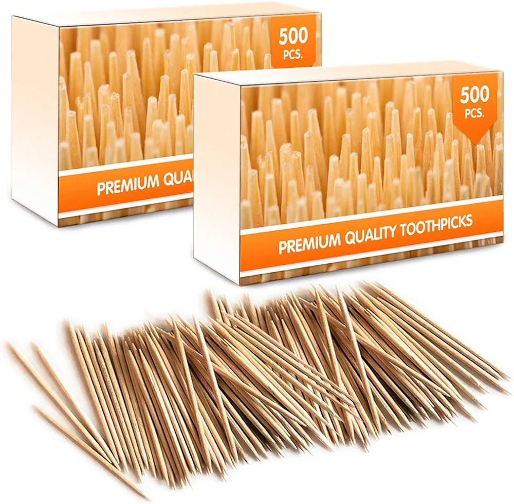 1000 Sztuk Wykałaczek Bambusowych