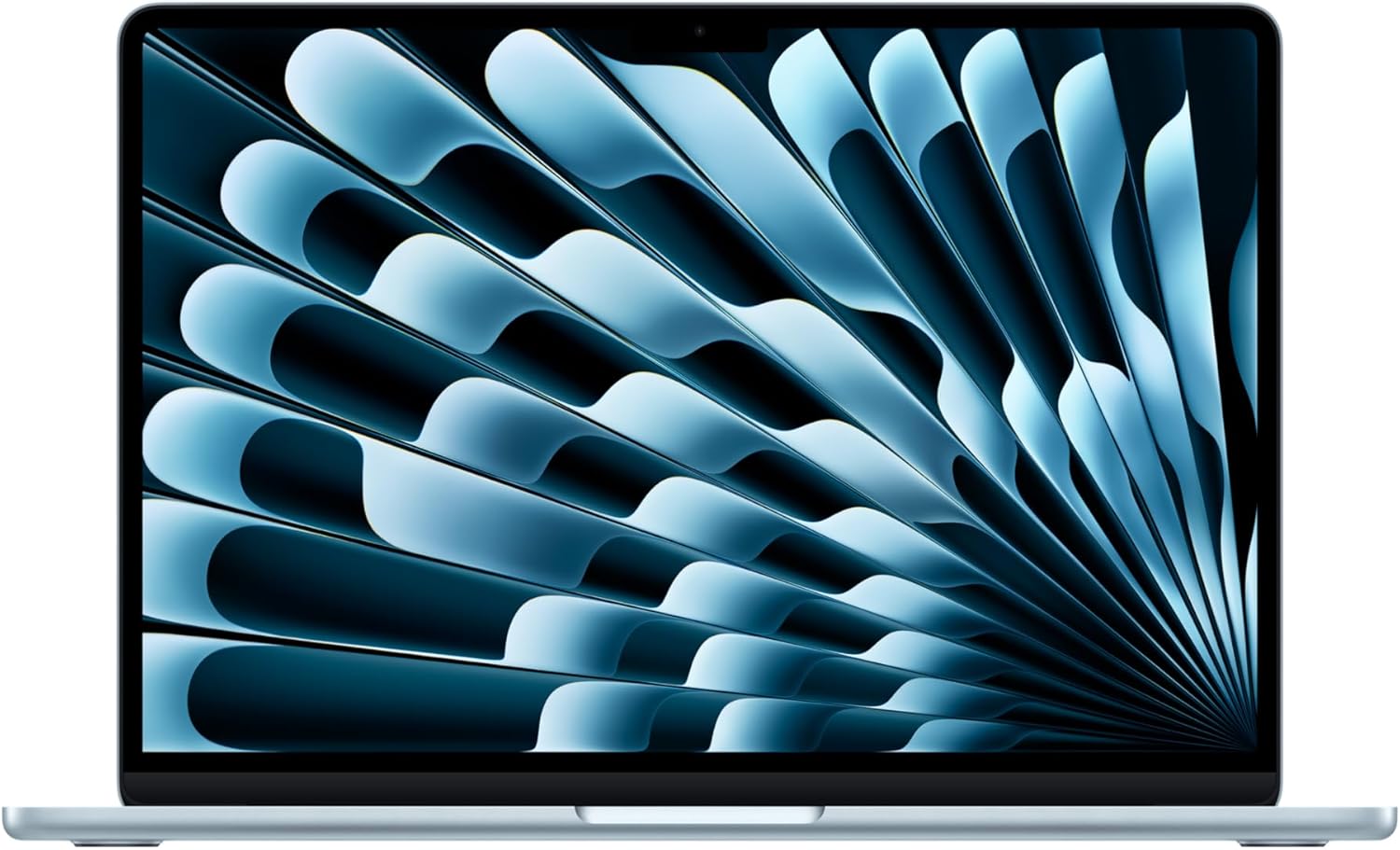 Laptop Apple 2025 MacBook Air (13-calowy, Apple M4, 10-core CPU, 8-core GPU, 16GB RAM, 256 GB) - błękit nieba