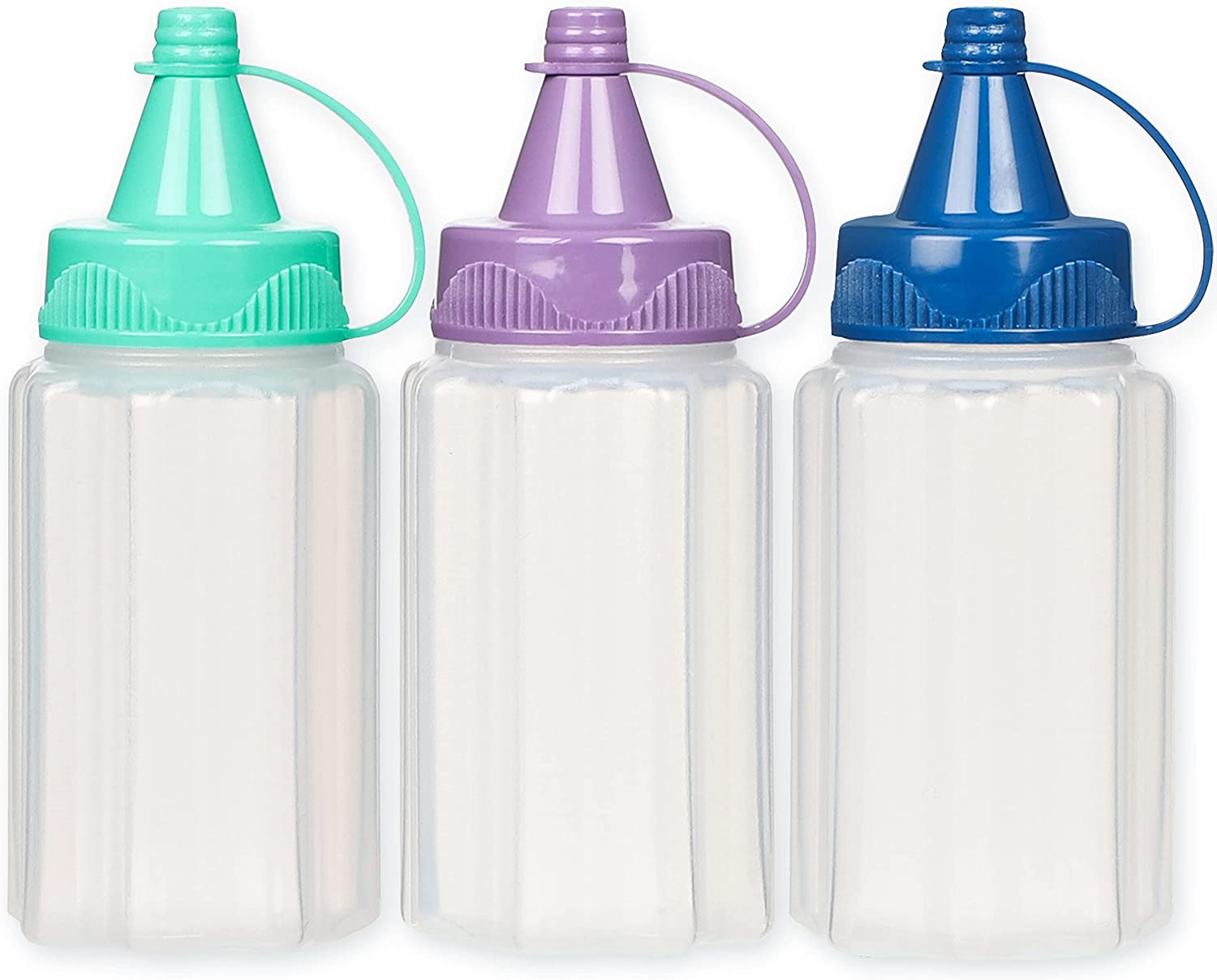 Sistema - 3 buteleczki do sosów z dozownikiem - 3x35ml, bez BPA - wyprodukowane w Nowej Zelandii