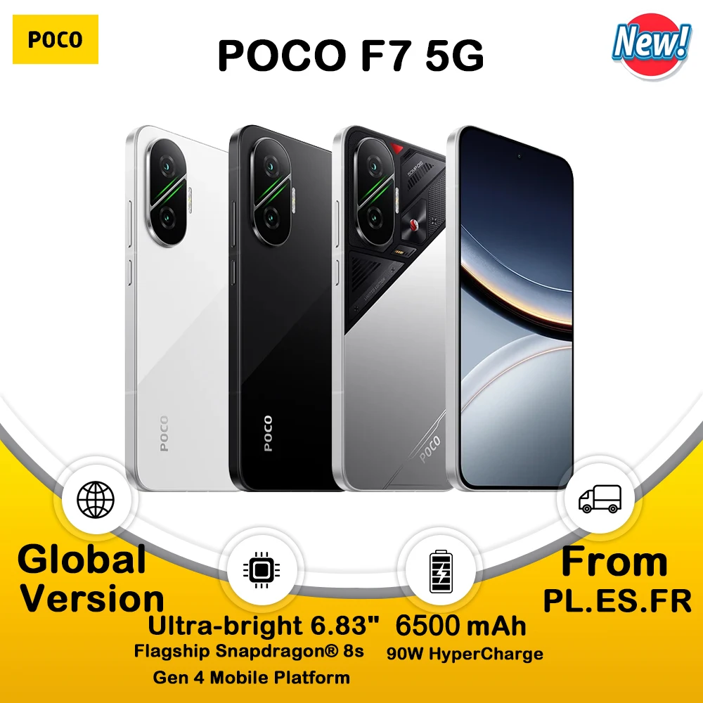 Smartfon POCO F7 5G NFC wer.Global 12/256
