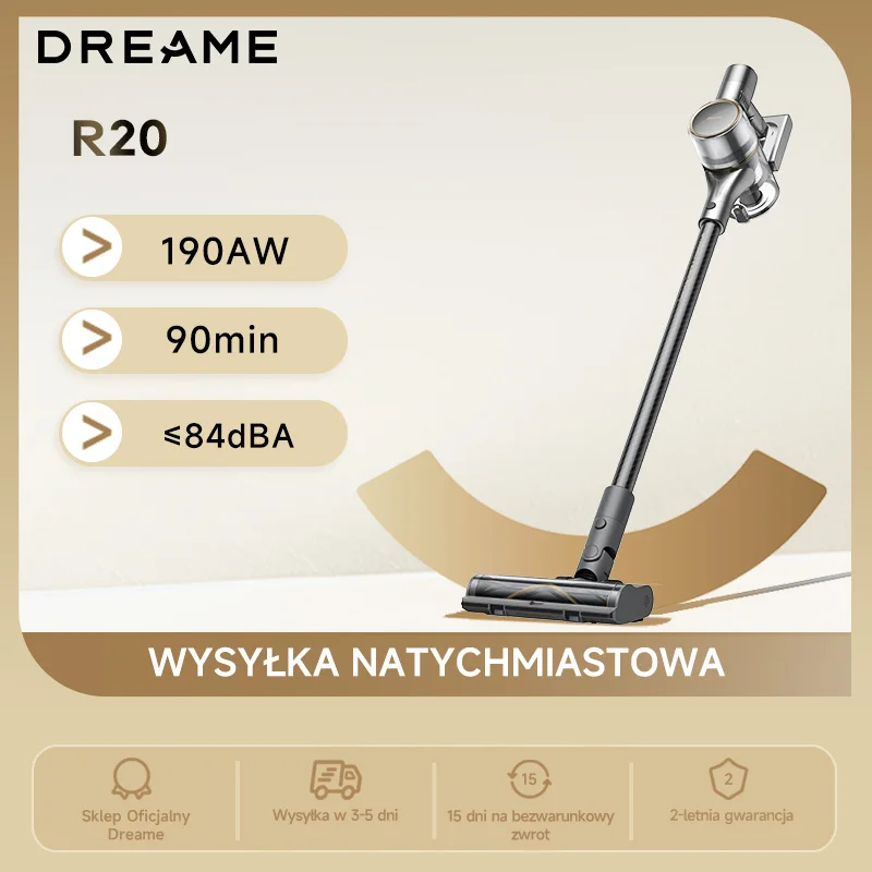 Bezprzewodowy odkurzacz pionowy Dreame R20