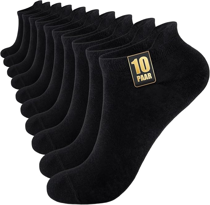 SockWaddles 10 Par Skarpetek Sneaker Męskie Damskie