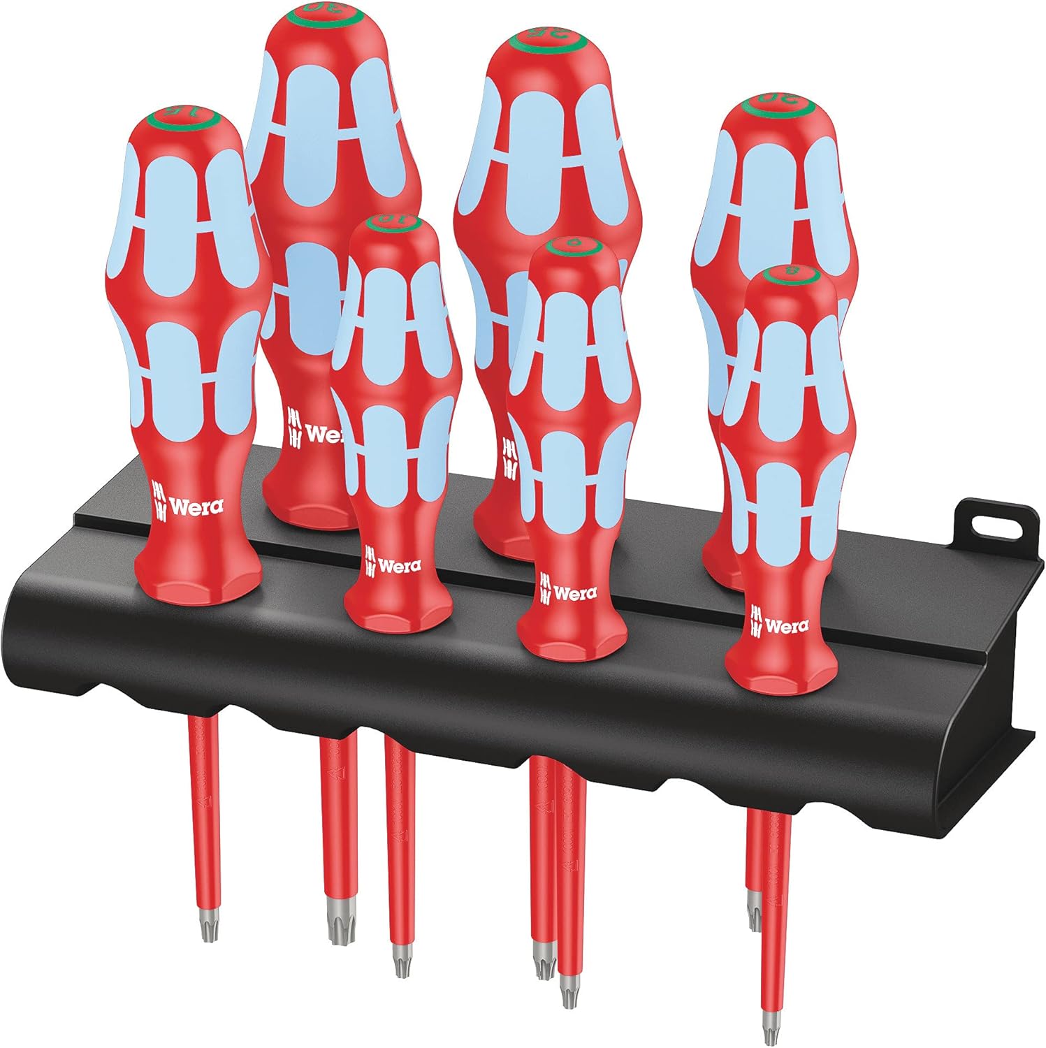 Wera 3167 i/7 VDE izolowany zestaw wkrętaków TORX® ze stali nierdzewnej + stojak, 7-częściowy