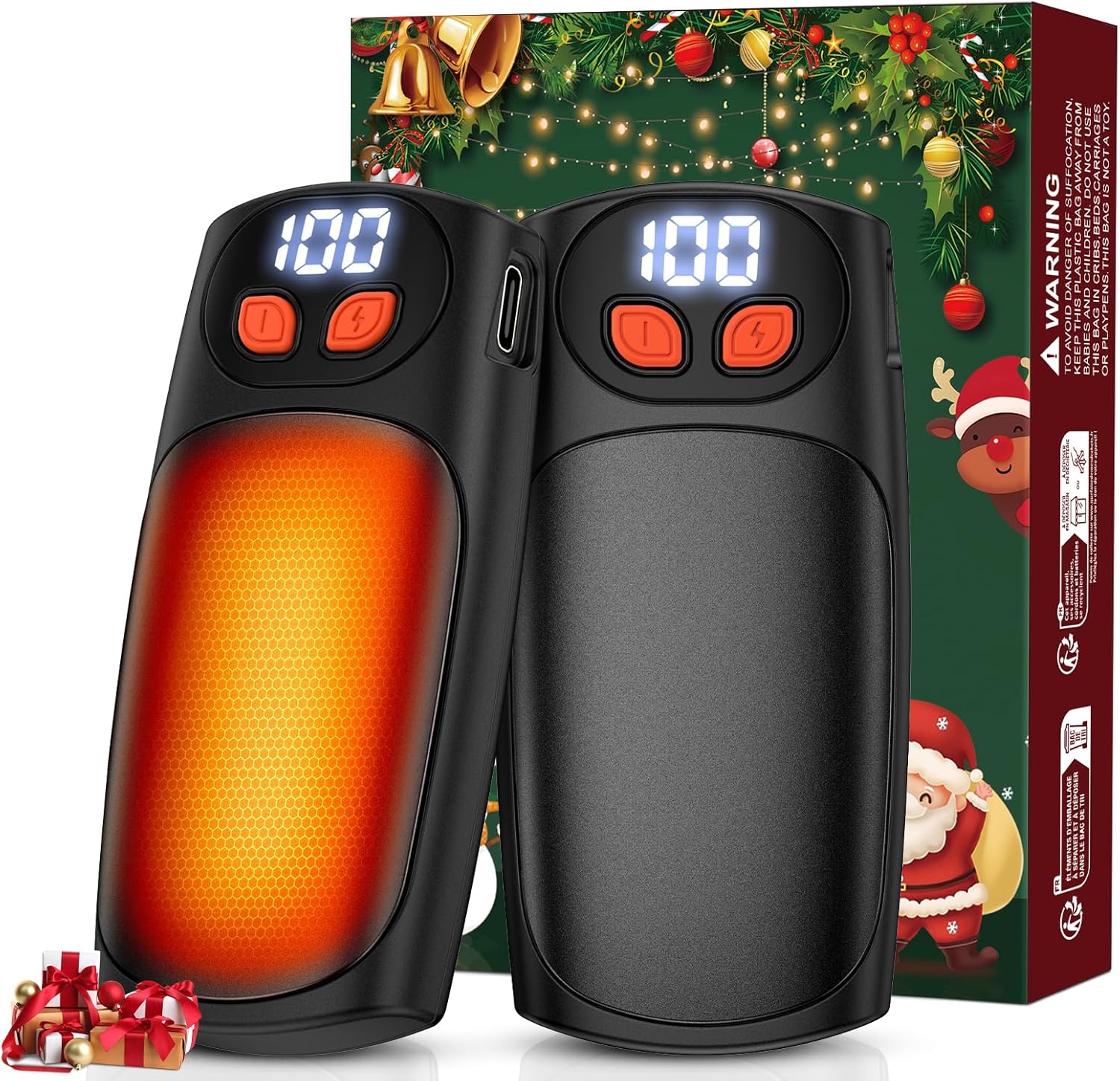 Akumulatorowe Podgrzewacze do Rąk 2 Sztuki