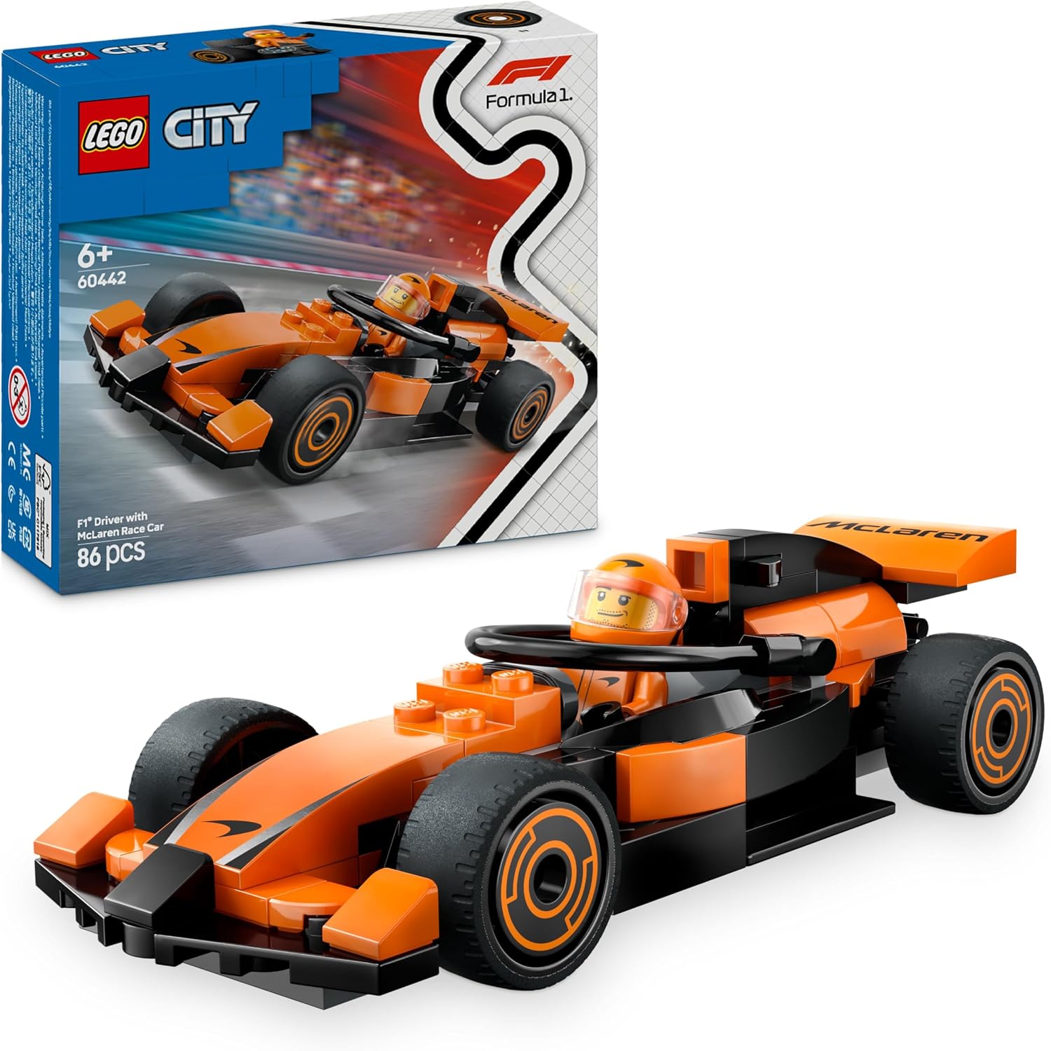 LEGO City F1 Kierowca i bolid McLaren 60442