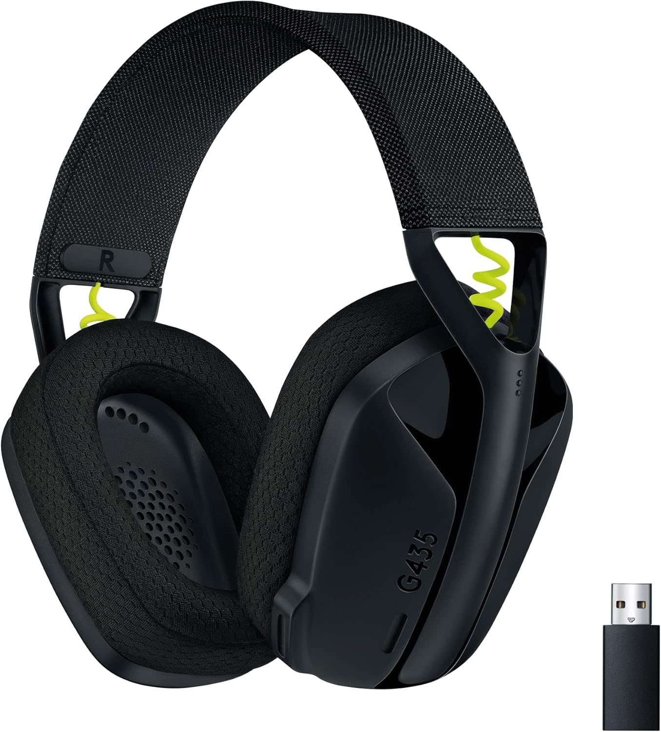 Logitech G G435 LIGHTSPEED, Bezprzewodowe Słuchawki Gamingowe