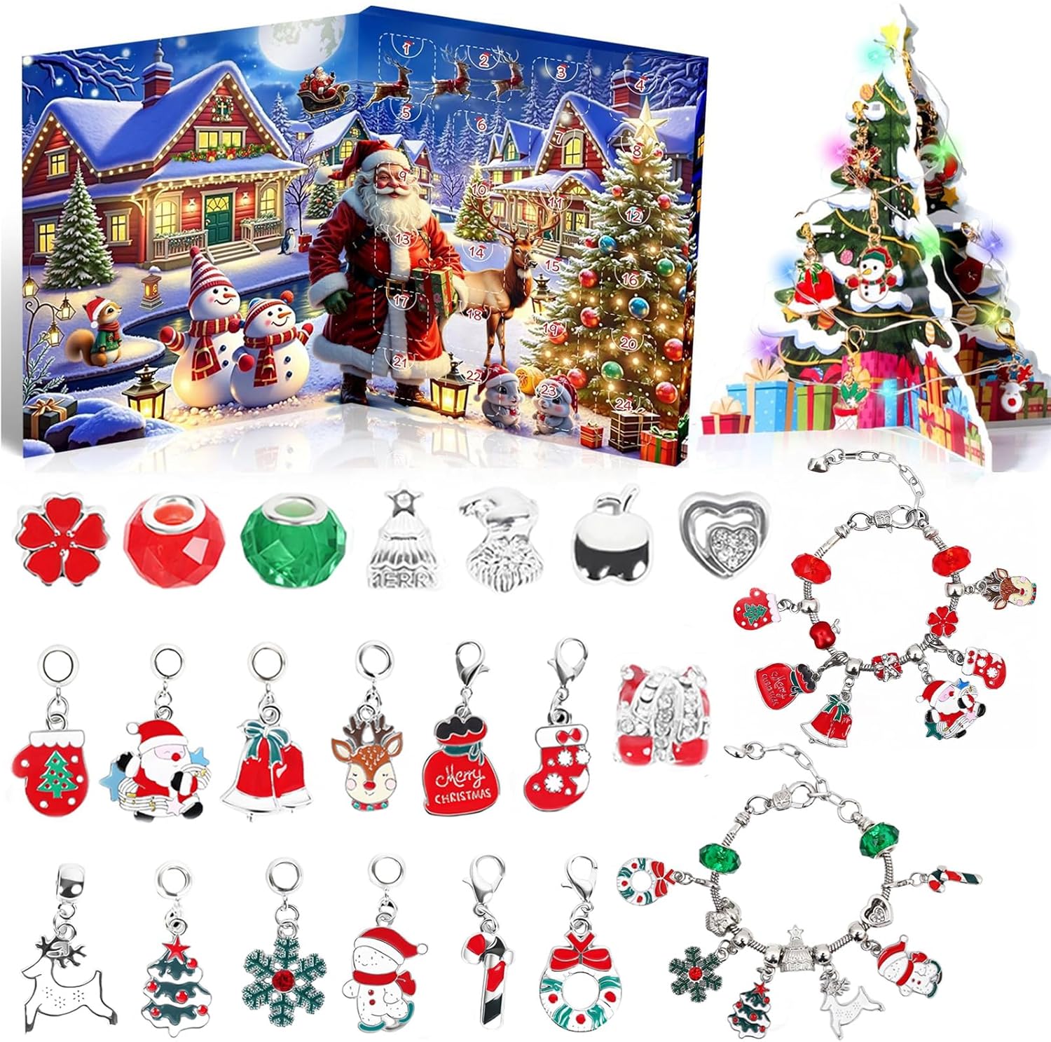 Kalendarz adwentowy 2025 dla dzieci, dziewczynek, 24 rękodzieło