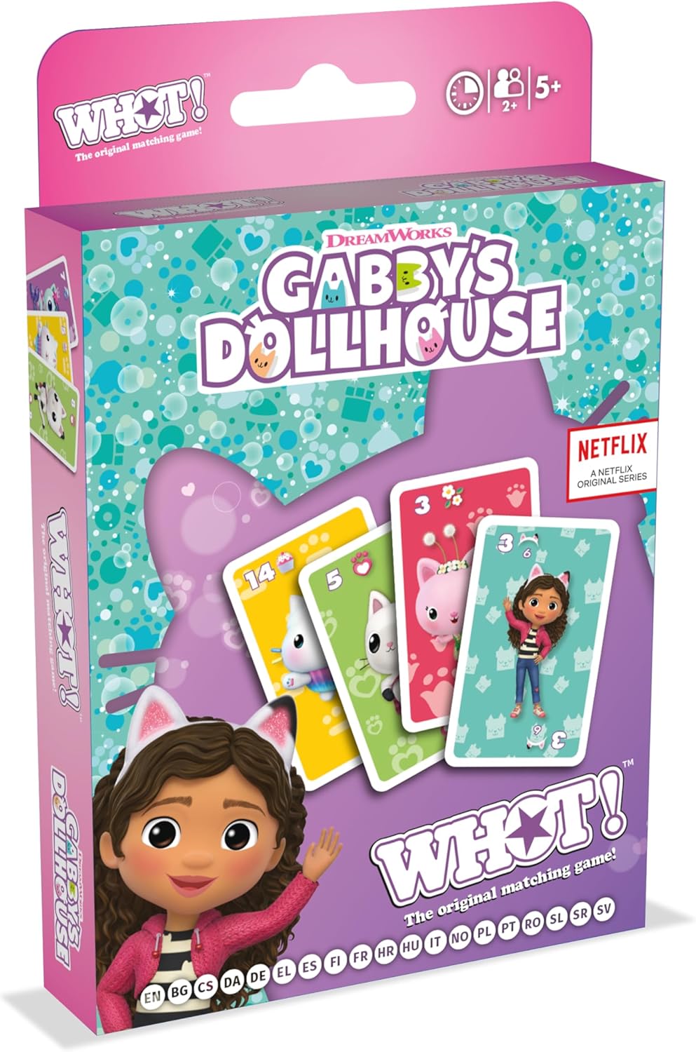 Gabby's Dollhouse WHOT! Karciana na Dopasowywanie dla Dzieci od 5 lat