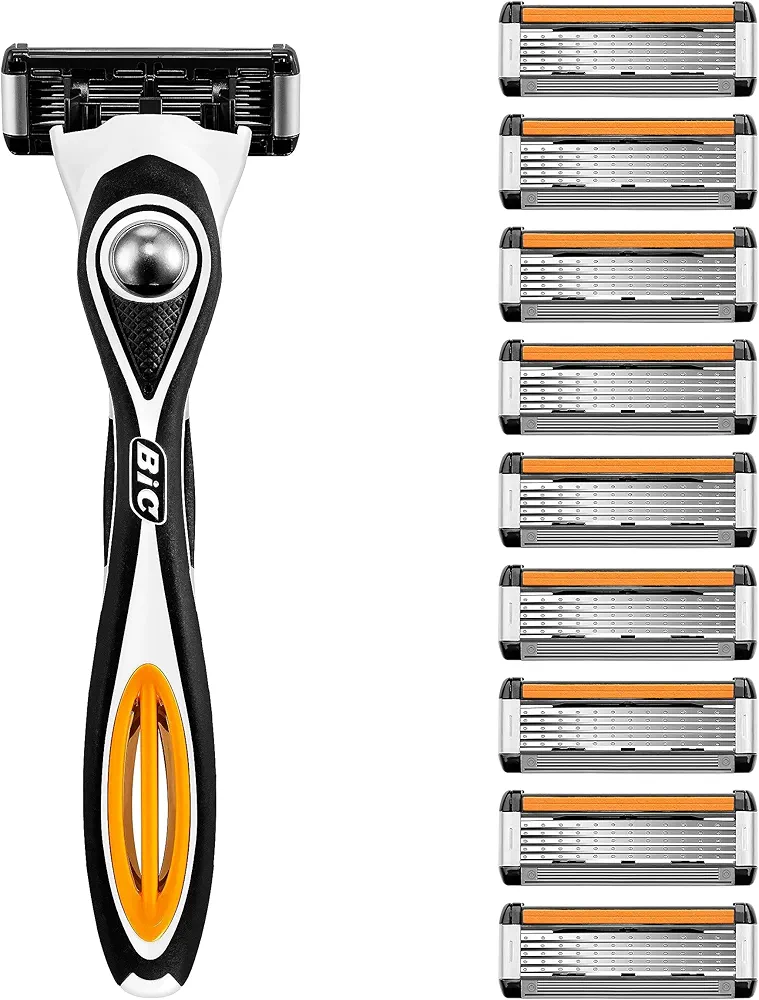 BIC Hybrid 5 Flex Razor dla mężczyzn1  uchwyt 10 wkładów