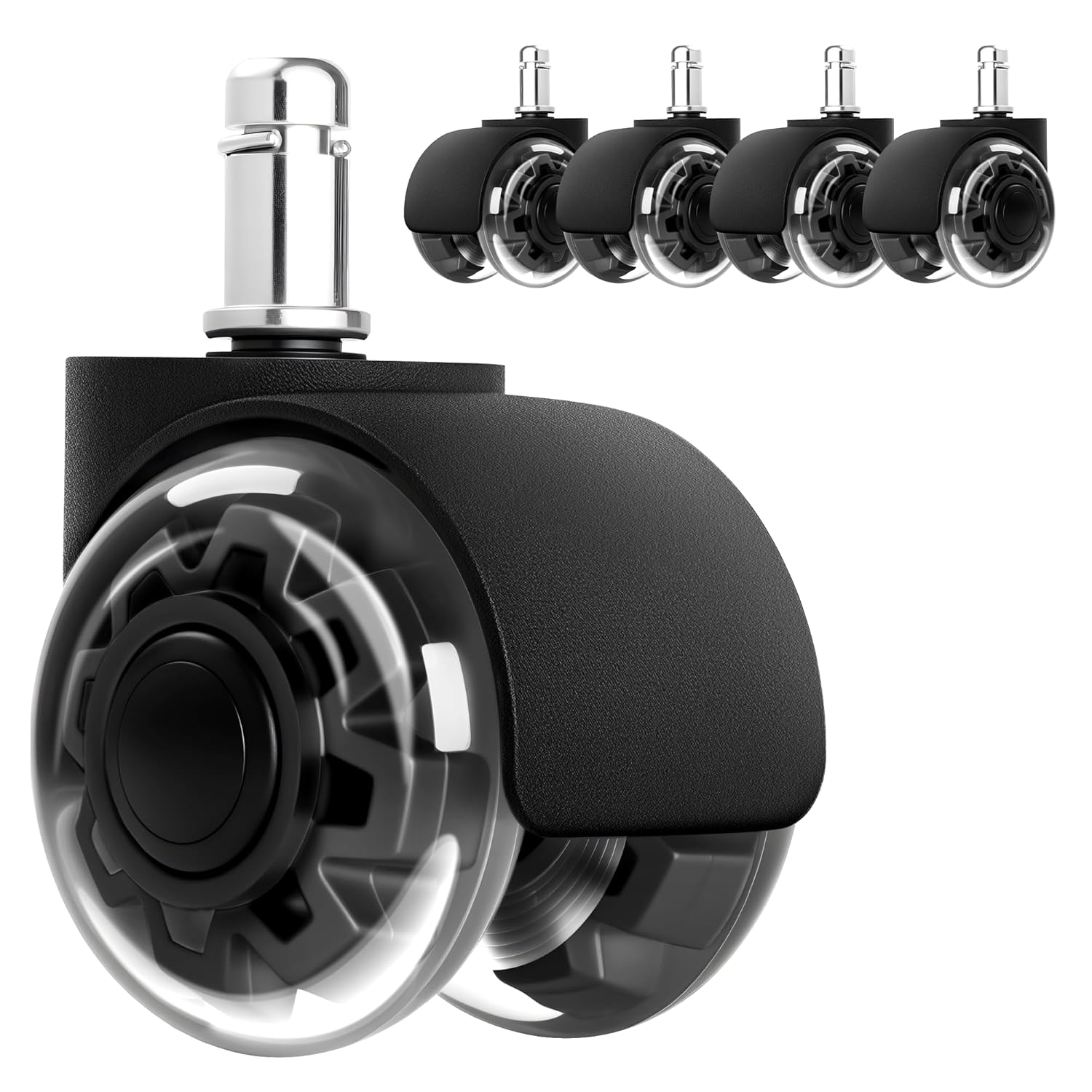 5 szt. - Kółka do krzeseł biurowych, 11 mm x 22 mm