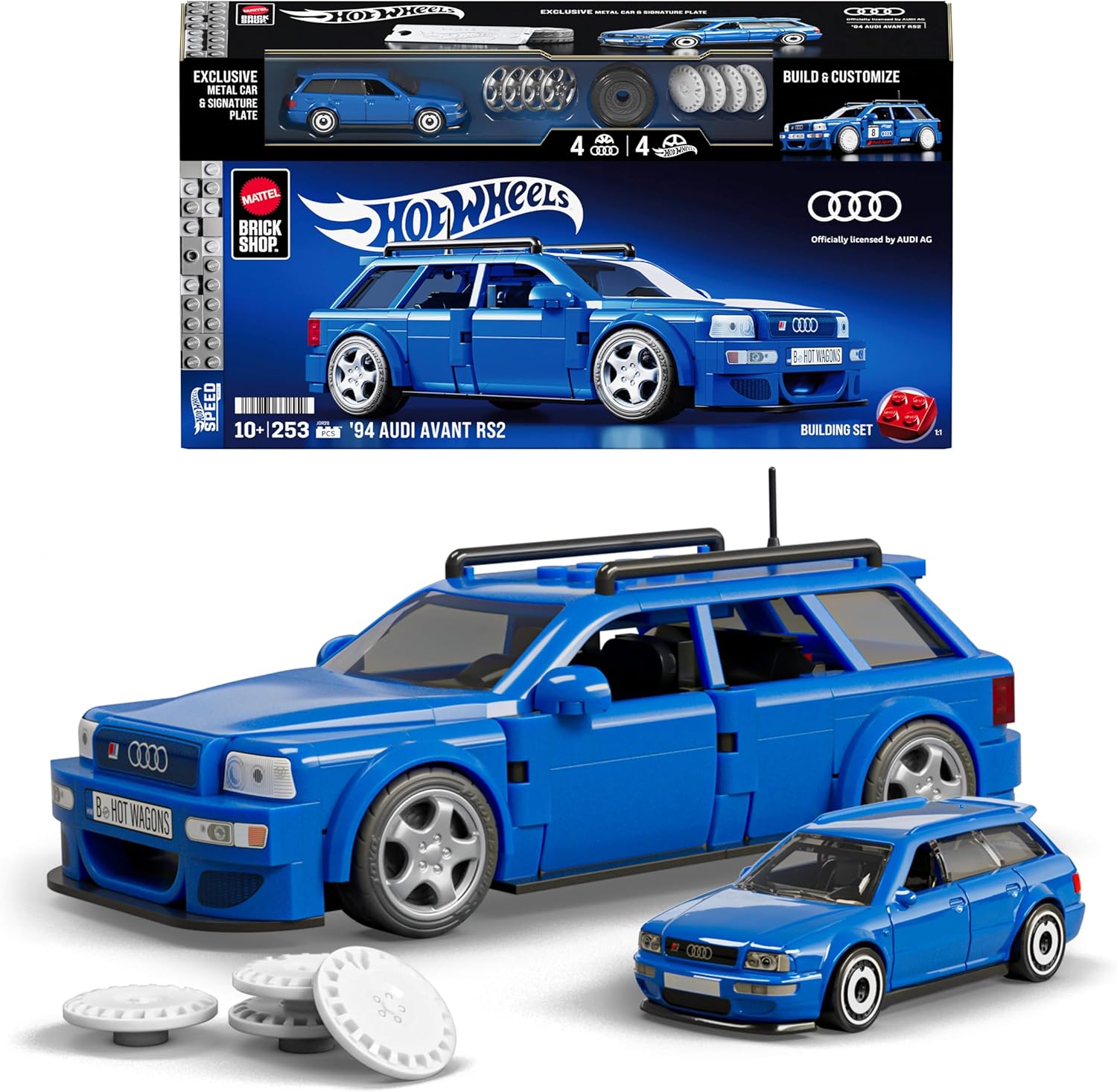Mattel Brick Shop Klocki Hot Wheels Speed Series Audi Avant RS2 (1994)