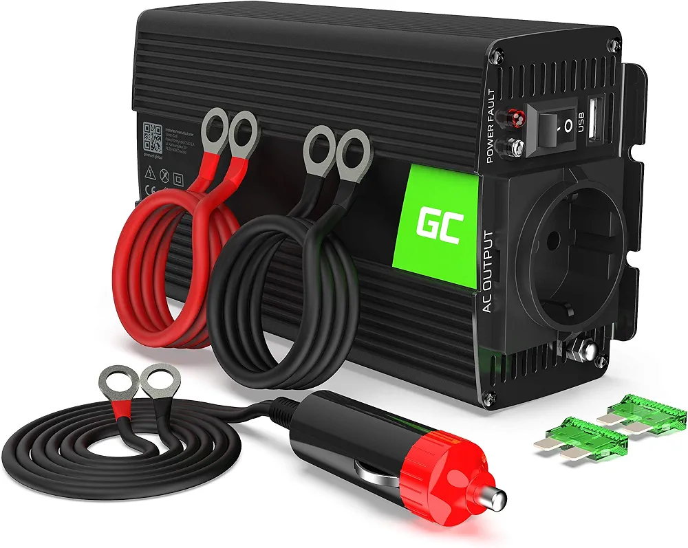 Green Cell® 300W/600W 12V do 230V Volt Przetwornica