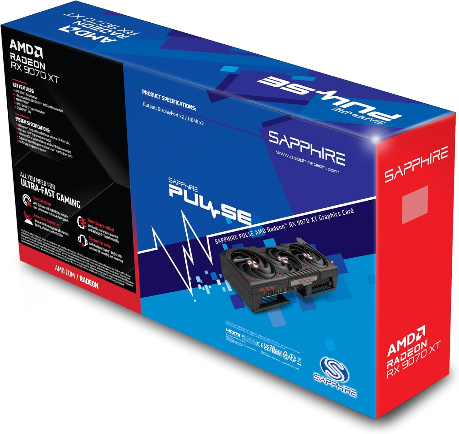 Sapphire PULSE AMD RADEON™ RX 9070 XT GAMING 16 GB Cena Sztos !