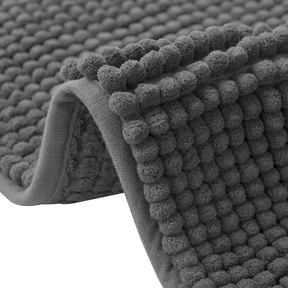 Antypoślizgowa mata łazienkowa, 40 x 60 cm, szenilowa, miękka i wygodna