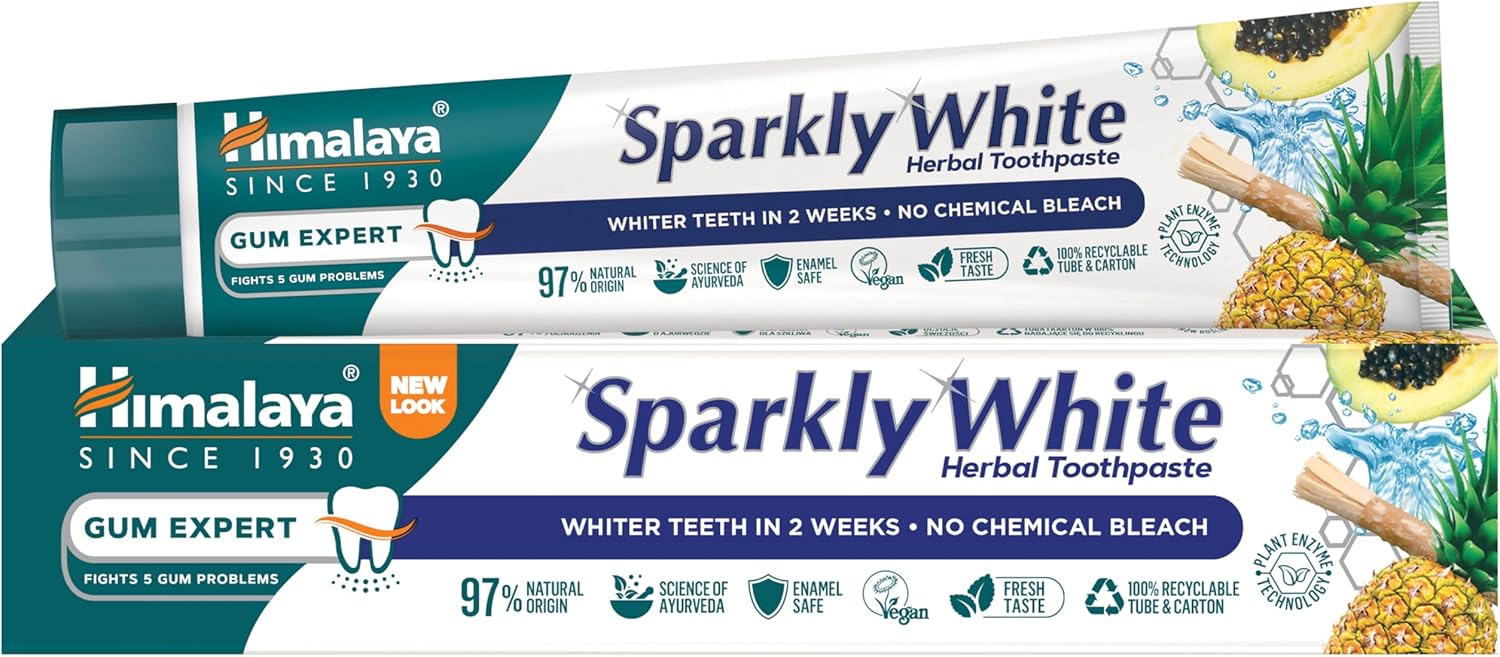 Himalaya Sparkly White Ziołowa pasta do zębów, 75ml