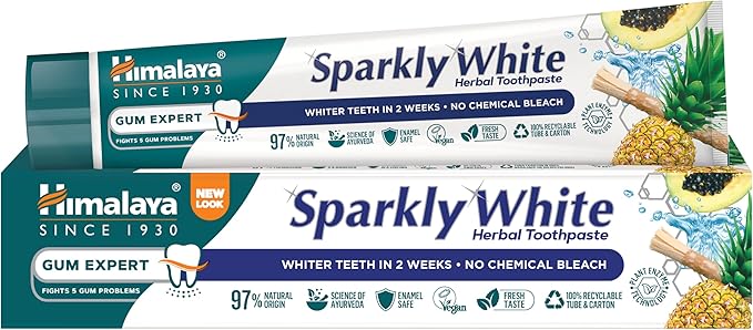 Himalaya Sparkly White Ziołowa Pasta Wybielająca do Zębów