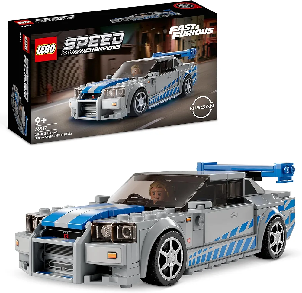 LEGO 76917 Speed Champions Nissan Skyline GT-R (R34) z filmu „Za szybcy, za wściekli”