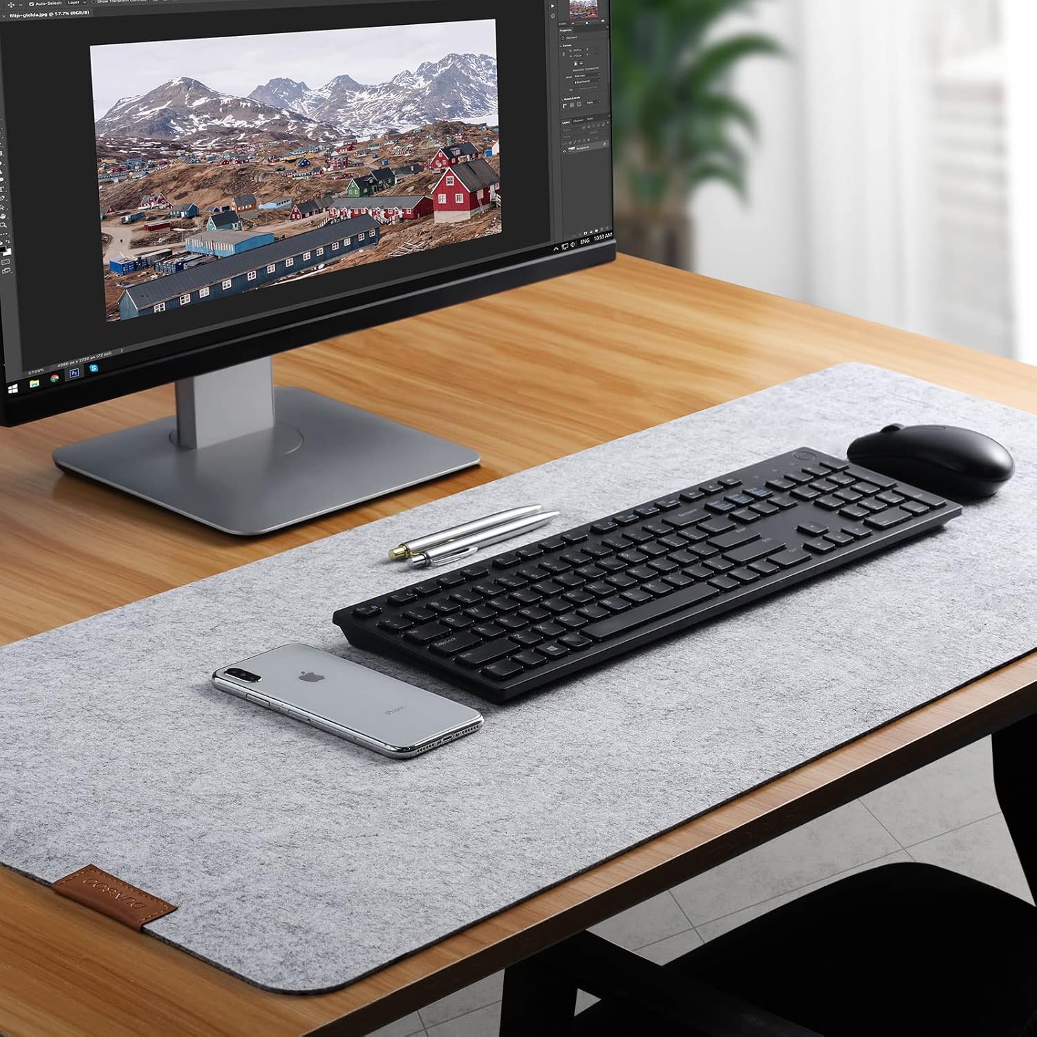 Podkładka na Biurko z Filcu (100 x 40 cm}