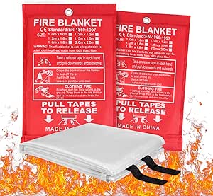 Flintronic Koc przeciwpożarowy, 2 szt., 1 m x 1 m