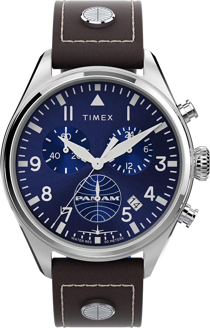 Timex X Pan Am męski chronograf 42 mm zegarek