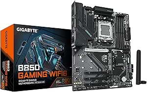 GIGABYTE Płyta główna B850 GAMING WIFI6 1 x PCIe 5.0 + 2 x PCIe 4.0 M.2, GbE LAN, WIFI 6, USB 3.2 Gen 2