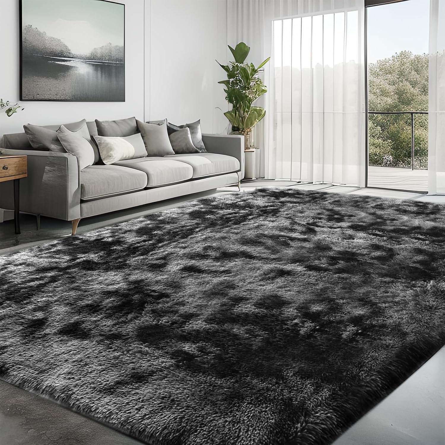 Puszyste dywany typu shaggy 160 x 230 cm