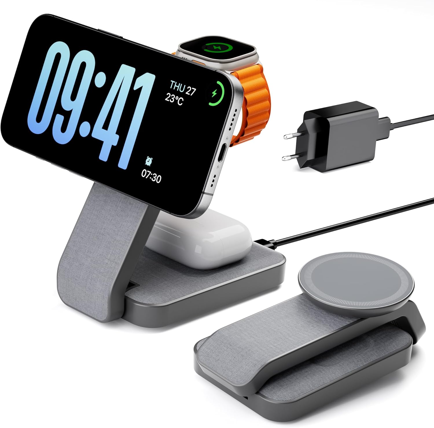 Magsafe stacja ładująca do Apple Watch i iPhone 3 w 1