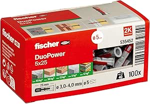 Fischer 535452 Duopower 5x25 100szt.