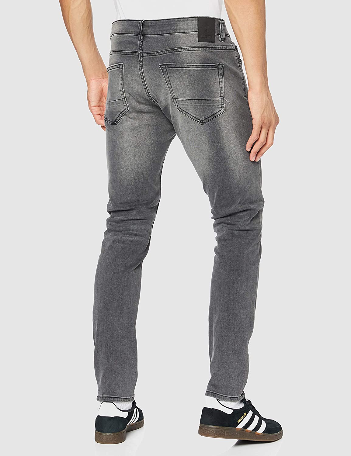 Męskie jeansy Only&Sons - krój skinny, szare