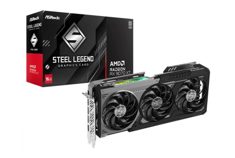 Asrock RX9070XT Steel Legend Dark 16GB